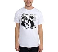 Sonic Youth - Mens White Goo T-Shirt, Small, White