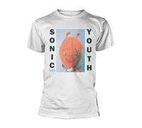 Sonic Youth Unisex Adult Dirty T-Shirt (L) (White)