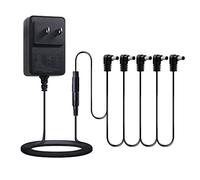 SONICAKE 9V DC 1A Power Supply Adapter for Guitar Effects Pedal with 5 Way Daisy Chain Power Cable
