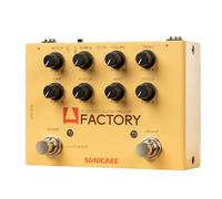 SONICAKE Acoustic Guitar Effects Pedal Preamp Chorus Delay Reverb Dual Footswitch Acoustic Pedal with XLR Output A Factory