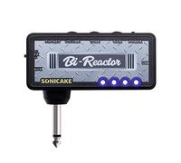 SONICAKE Bi-Reactor Plug-In USB Chargable Portable Pocket Guitar Headphone Amp US Style High Gain Tone with Delay Carry-On Bedroom Effects
