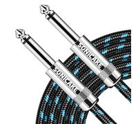 SONICAKE Braided Guitar Cable 6m/20ft Guitar Instrument Cable 6.35mm 1