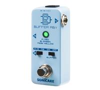 SONICAKE Buffer ABY Guitar Pedal ABY Line Selector AB Switch True Bypass with Buffer Switch