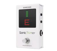 SONICAKE Chromatic Guitar Tuner Pedal Boost and True/Buffered Bypass | One-Touch Mute，LCD Display, for Electric Guitar and Bass