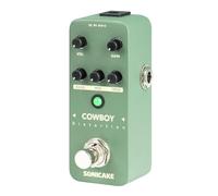 SONICAKE Distortion Guitar Effects Pedal Two Modes Mid-frequency of Normal Distortion-Cowboy Distortion