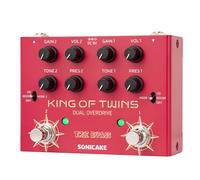 SONICAKE Overdrive Pedal, Dual Channel 3 Modes-Overdrive/Boost/Distortion Guitar Bass Effects Pedal, Pure Analog Circuit, True Bypas, Guidance
