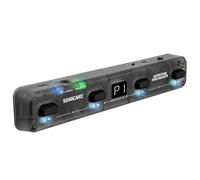 SONICAKE Pocket Control Wireless MIDI Foot Controller - 4 Programmable Footswitches, Wired/Wireless MIDI Transmission, USB Host 12H Runtime for Live Performance & Studio,Transparent Black