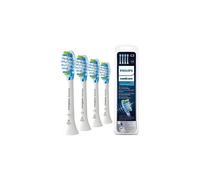 Sonicare Original C3 Premium Plaque Defence Standard Sonic Toothbrush Heads - 4 Pack in White (Model HX9044/17)