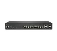 SonicWall SWS12-10FPOE Managed L2 Gigabit Ethernet (10/100/1000) Power over Ethernet (PoE) Black