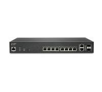 SonicWall SWS12-10FPOE Managed L2 Gigabit Ethernet (10/100/1000) Power over Ethernet (PoE) Black