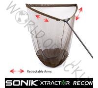 Sonik 42" Landing Net Xtractor RECON Ext Arms Carp Fishing packs down to 30" T30