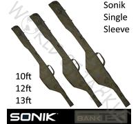 Sonik Bank-Tek Single Rod Sleeve 10ft, 12ft or 13ft Carp Fishing Padded Rod Bag