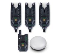 Sonik Hero X Bite Alarm Set Carp Coarse Fishing Alarms 3+1 With Receiver & Light
