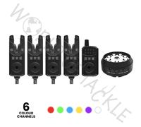 Sonik SKS2 Bite Alarm Set Receiver Bivvy Light 4 Rod Carp Fishing SKS 2