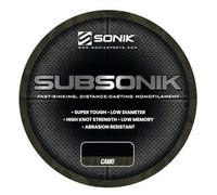 Sonik SubSonik Camo Carp Mono Line 1200m : 18lb