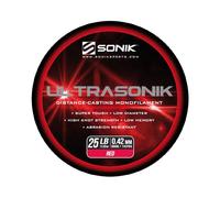 Sonik UltraSonik Red Mono Line Bulk Spool: 25lb
