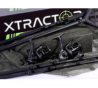 Sonik Xtractor 2 Rod Carp Kit Inc VaderX Net and Reels: 2 x 9ft 3lb / 5000FS