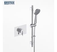 Sonique3 Thermostatic Concealed Shower Valve with Riser Kit Chrome