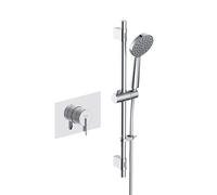 Sonique3 Thermostatic Concealed Shower Valve with Riser Kit Chrome
