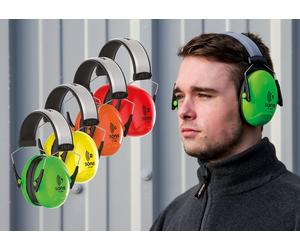 Sonis3 Extra Visibility Adjustable Ear Defenders 37dB SNR (JSP AEB040-0B1-E00)
