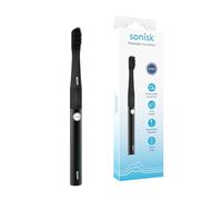 Sonisk Sleek - Electric Sonic Toothbrush for Adults, Rechargeable Battery, 3 Cleaning Modes and 2 Brush Heads (Matte Black)