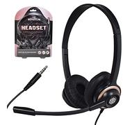 Sonitum Headset with Microphone Noise Canceling Computer Headset for Office, Meetings, Chat- Comfortable Over-Ear Headphones with Rotating Mic- 3.5 Jack for Universal Connectivity 1 Pack (1 Pack)