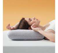 Sonive Memory Foam Pillow, Adjustable Pillow for Stomach, Back and Side Sleeper, Cooling Bed Pillow 60x40x10+2cm Grey