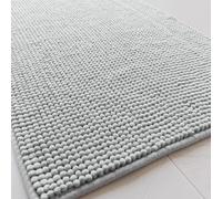 Sonive Non Slip Chenille Bath Mat 50x80cm, Non Slip Quick-Drying Mat