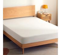 SONIVE Single Fitted Sheet Non Slip,Breathable Jersey Bed Sheet