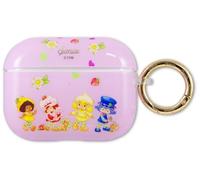 Sonix AirPods Pro 3 Protective Case - Hard Shell Cover with Luxe Keychain Clip - Compatible with 3rd Generation AirPods Pro | Strawberry Shortcake Purrfect Pets Pink