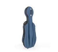 Sonix by Chamberlain Music 45VC moulded cello case in blue 3/4 size