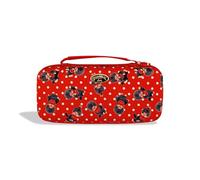 Sonix Carrying Case for Nintendo Switch 2, Switch 1, Lite, OLED, Protective Travel Case with Game Cartridge Storage | Monchhichi Red Dot