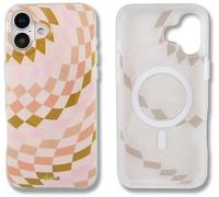 Sonix Case for iPhone 16 Plus | Compatible with MagSafe | 10ft Drop Tested | Checkered Neutrals