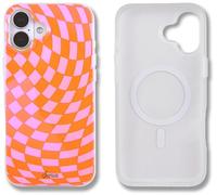 Sonix Case for iPhone 16 Plus | Compatible with MagSafe | 10ft Drop Tested | Checkmate Pink