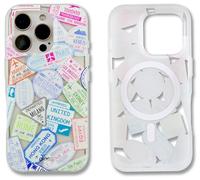 Sonix Case for iPhone 16 Pro | Compatible with MagSafe | 10ft Drop Tested | Passport Stamps