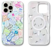Sonix Case for iPhone 16 Pro Max | Compatible with MagSafe | 10ft Drop Tested | Passport Stamps