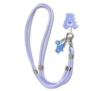 Sonix | Crossbody Phone Strap with Charms | Adjustable, Universal Cell Phone Rope Strap Lanyard, Grumpy Bear, All