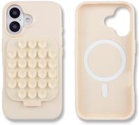 Sonix Linen Case for iPhone 16 | with Magnetic Suction Mount, Compatible with MagSafe, 10ft Drop Tested