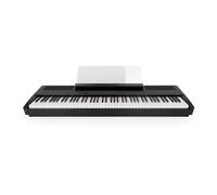 Sonix SXP8 portable digital piano in black satin, with 88 note touch sensitive graded hammer action keyboard, Bluetooth, and 90 selectable voices