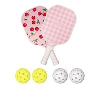 Sonix | USAPA Approved | Pickleball Paddles Set of 2 | Fiberglass Surface Pickle Ball Set with 2 Rackets, 4 Balls, & Bag | Cherry on Top