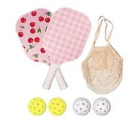Sonix | USAPA Approved | Pickleball Paddles Set of 2 | Fiberglass Surface Pickle Ball Set with 2 Rackets, 4 Balls, & Bag | Cherry on Top