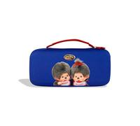 Sonix x Monchhichi Carrying Case for Nintendo Switch 2, Switch 1, Lite, OLED, Protective Travel Case with Game Cartridge Storage | Monchhichi Blue