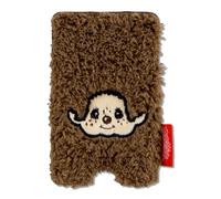 Sonix x Monchhichi Plush Magnetic Phone Wallet | Cute Fuzzy Phone Card Holder Compatible with MagSafe Phones and Cases | Monchhichi Boy