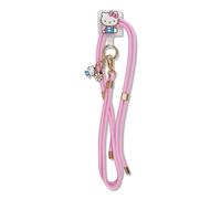Sonix x Sanrio | Crossbody Phone Strap with Charms | Adjustable, Universal Cell Phone Rope Strap Lanyard | Pink Cord | Hello Kitty Pink Bows