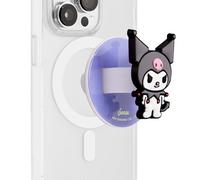 Sonix x Sanrio Magnetic Phone Grip, MagSafe Silicone Ring Loop Grip - Detachable Holder for Hand, Soft MagSafe Grip | Light Purple, Lavender | Kuromi