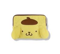 Sonix x Sanrio Plush Tech Sleeve | 14 inch Fuzzy Laptop and Tablet Carrying Case Cover, Protective Travel Bag | Yellow - 13" - 14" | Pompompurin