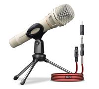 SonixForce Karaoke Microphone for Singing - Professional Handheld Dynamic Microphones with 16ft XLR to 1/4" Audio Cable - Mic for Speech, Studio & Live Performance