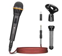 SonixForce Professional Dynamic Microphone - Karaoke Microphone for Singing - Premium Handheld Microfono with 16ft XLR to 1/4" Audio Cable - Vocal Mic for Speaking, Karaoke & Live Performance