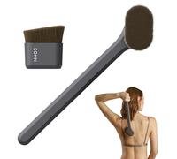 SONN Self Tanner Brushes - Body and Face Kabuki Brush Applicator for Fake Tan, Lotion, Makeup, and Sunscreen, Back Brush Applicator for Sunless Tanner and cream (Combo Pack)