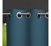 Sonne d'ocre, Rideau Blackout with Eyelets, 135 x 250 cm, Bohem Blue Duck